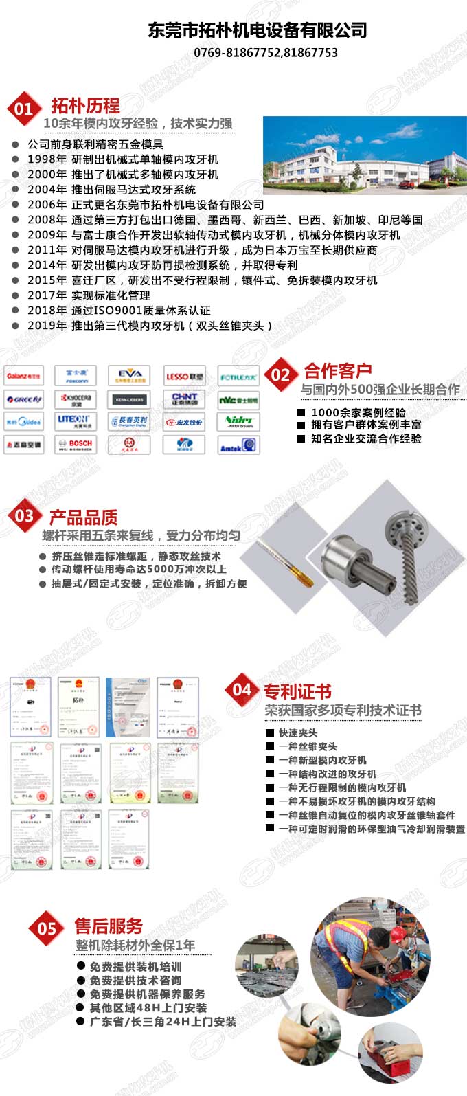 拓樸模內(nèi)攻牙保障