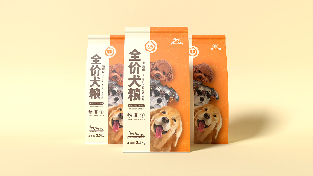 墨彩寵物食品包裝設(shè)計(jì) 以東方美學(xué)喚醒寵物的味覺盛宴